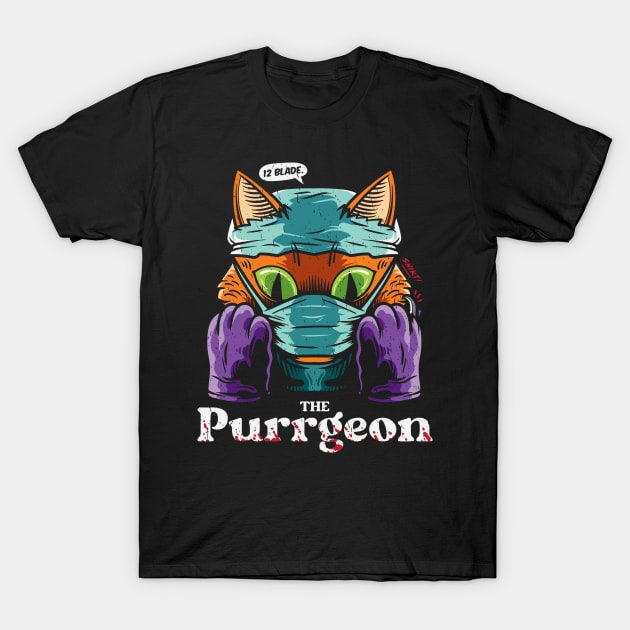 The Purrgeon T-Shirt by leynard99